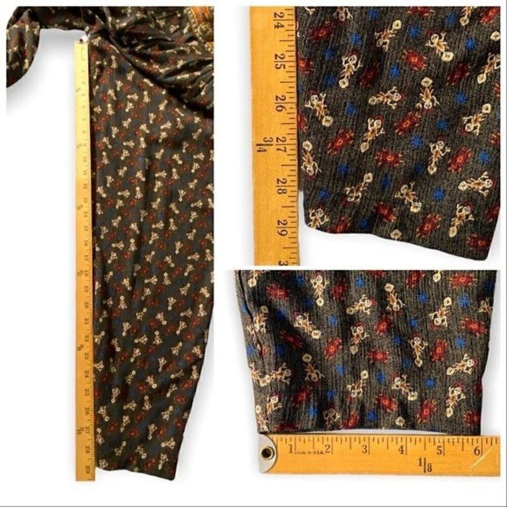Vintage Platinum by Dorothy Schoelen Printed Jumpsuit, size 4 - Picture 13 of 14